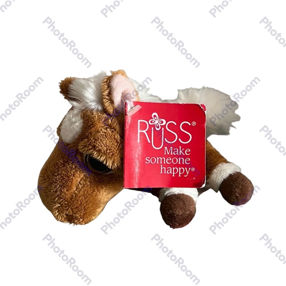 VINTAGE | NWT | Hercules | Fluffy Sad Horse | Russ Toy’s